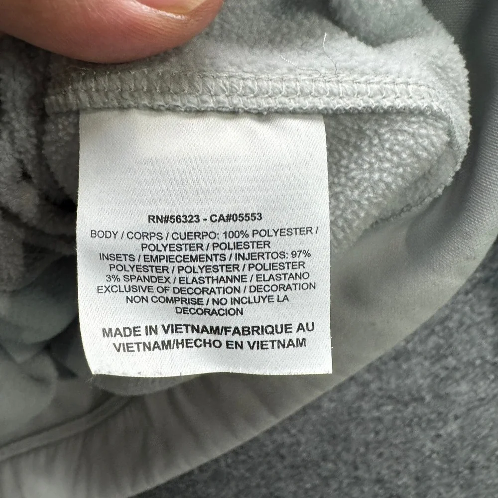 Nike Golf Sweatshirt Men's Size L Light Gray Therma-Fit 1/4 Zip Pullover‎
